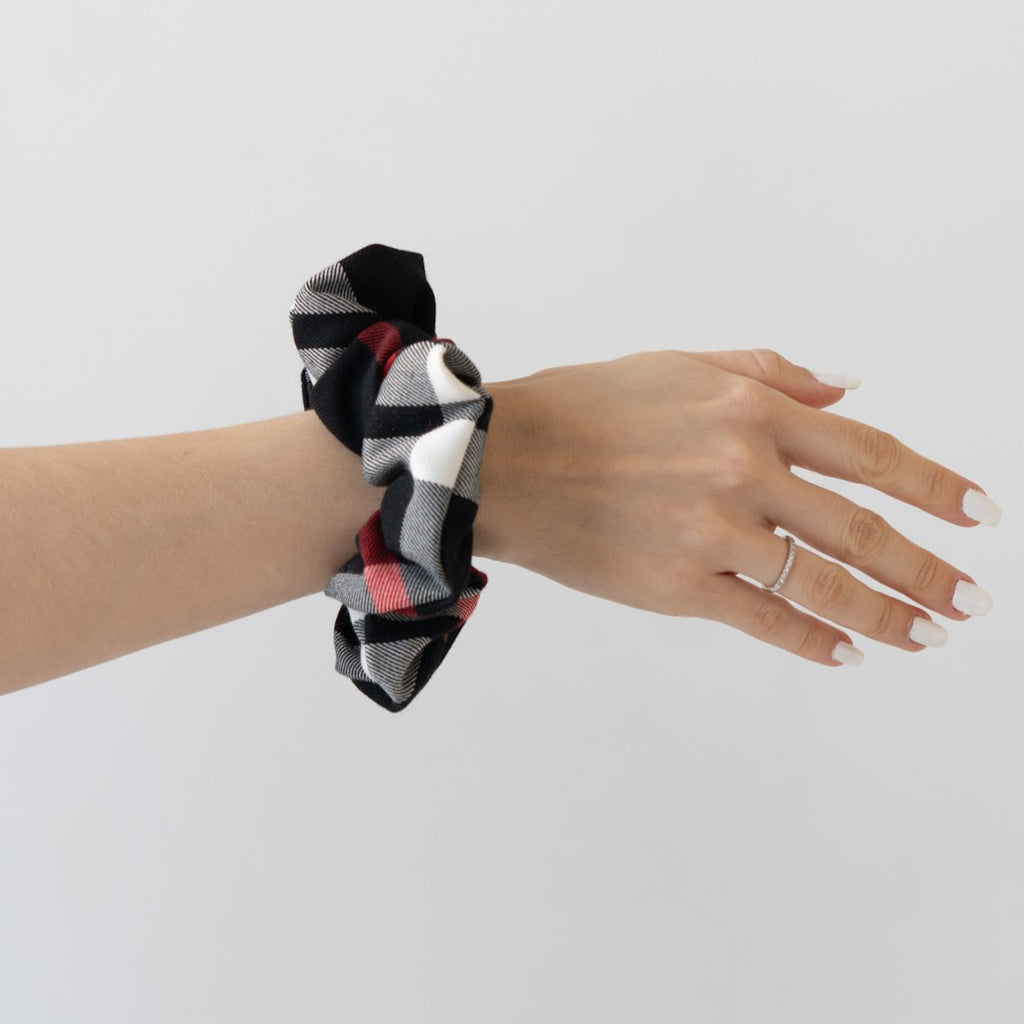 Check Scrunchie